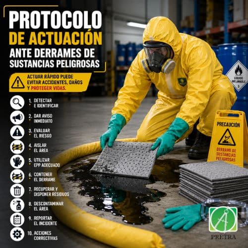 Protocolo de actuación ante derrames de sustancias peligrosas guía para empresas en Chile